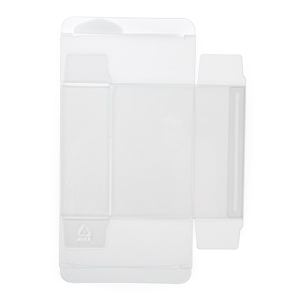 rPET Boîte Cristal Transparente 10,8x4,1x10,8cm - 25 pcs