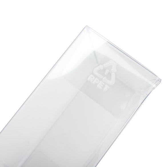 rPET Boîte Cristal Transparente 10,8x4,1x10,8cm - 25 pcs