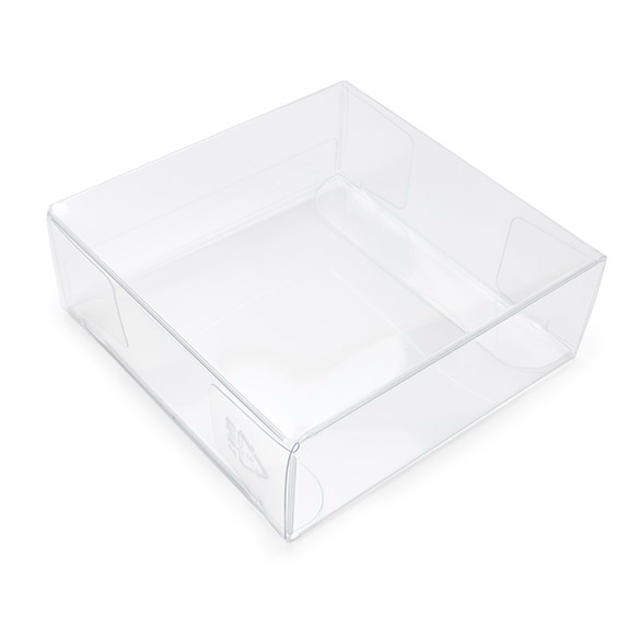 rPET Boîte Cristal Transparente 8,3x2,9x8,3cm - 25 pcs