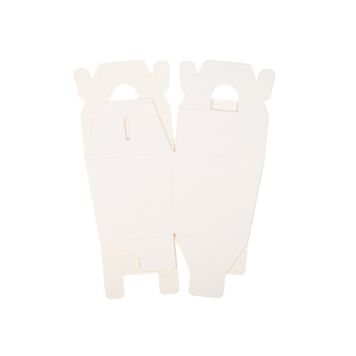 Mini boîte à emporter blanche 6x5.1x5.4 cm - 25 pièces