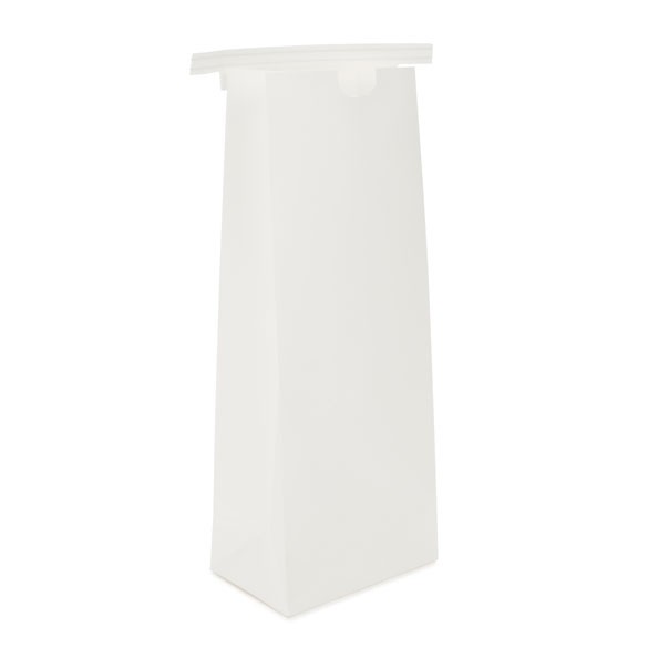 Sacs à fond plat Blanc avec attache métallique, 108x64x267mm