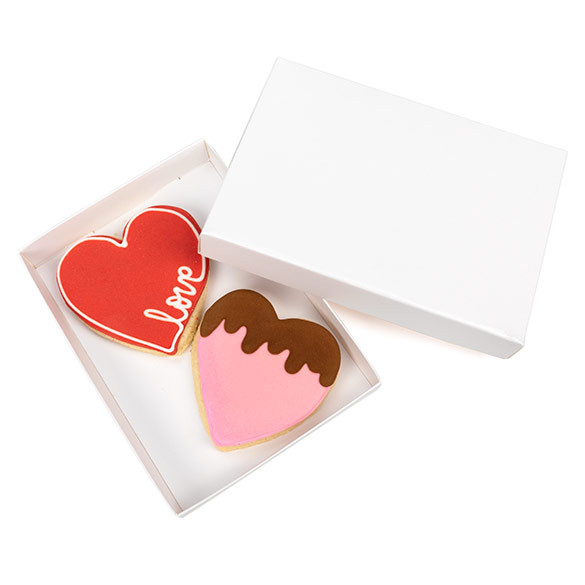 Petite boite en carton blanche 137x25x191mm - 25 pièces