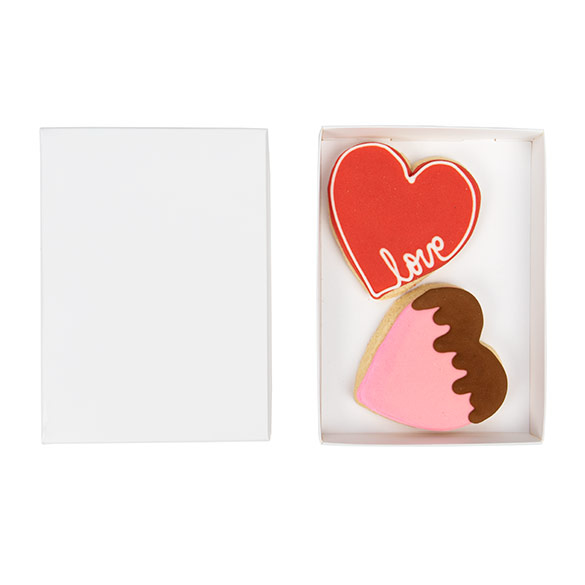 Petite boite en carton blanche 137x25x191mm - 25 pièces