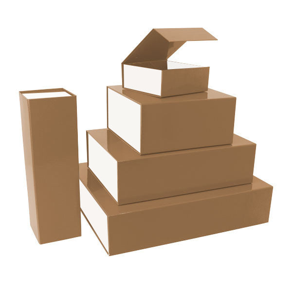 Magnet boxes 220x165x30mm Brown/white