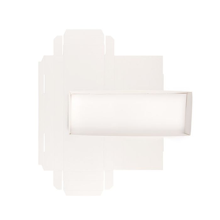 Fond de boîte blanc 10,8x2,5x30,5 cm - 25 pièces
