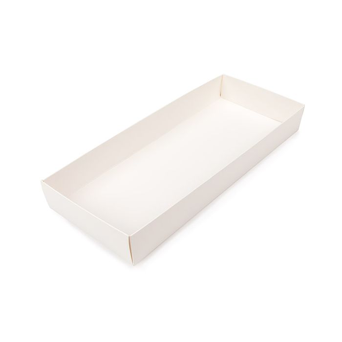 Kraft Box Bottom White 127x38x305 mm