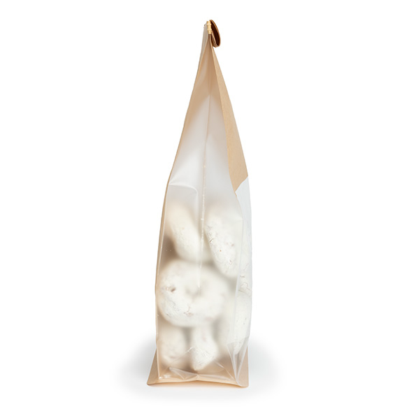 Sacs à Fond Plat Kraft avec Fermeture Tin-Tie 12,7x7,6x30,5cm - 100 pcs