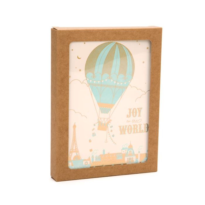 Boîte en papier kraft avec fenêtre et feuille en PET insérée 95x22x132 mm - 25 Pieces