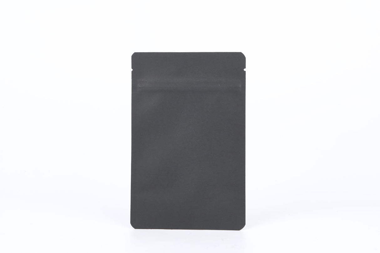 Sachets Doypack en kraft noir | 57 grams | 10,2x6x15,2 cm - 100 pcs