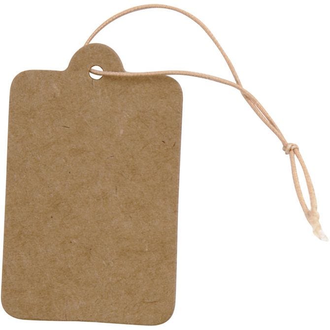 Gift tags with String 25x40 mm 