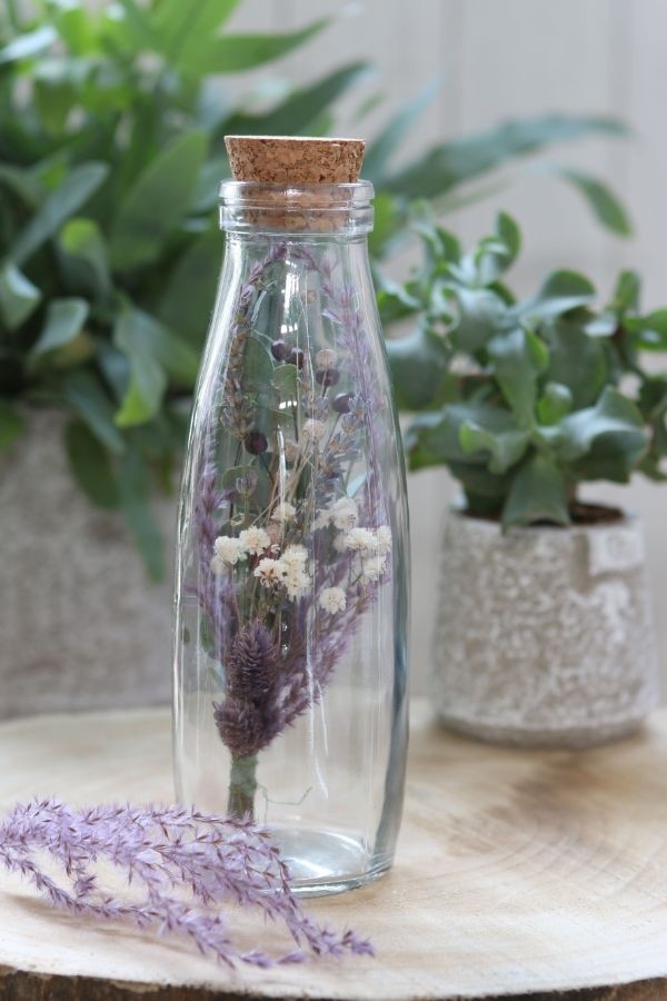 Bouteille de lait en verre, 500mL 210x7mm - 12 pcs