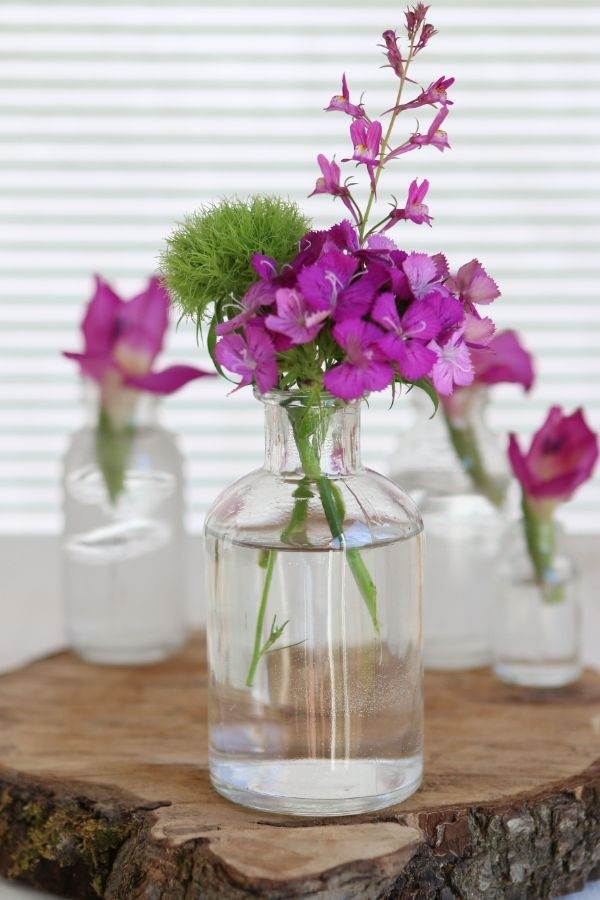 Bouteilles en verre Ø70 h: 120 mm  Transparent - 20 Pcs