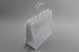 Paper Carry Bags White 140+80x210mm 