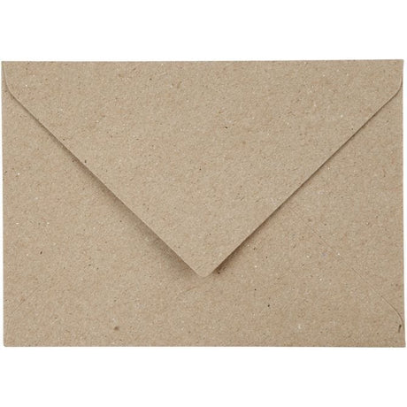 Recycled Envelopes Natural C6 115x160mm 120 g 