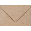 Recycled Envelopes, beige, envelope size 7,8x11,5 cm, 120 g 