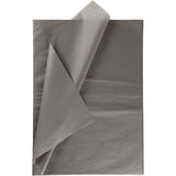 Tissue Paper, sheets 50x70 cm, 14 g, grey 