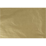 Papier de soie or, Feuilles 50x70 cm, 14 g, 25Feuilles