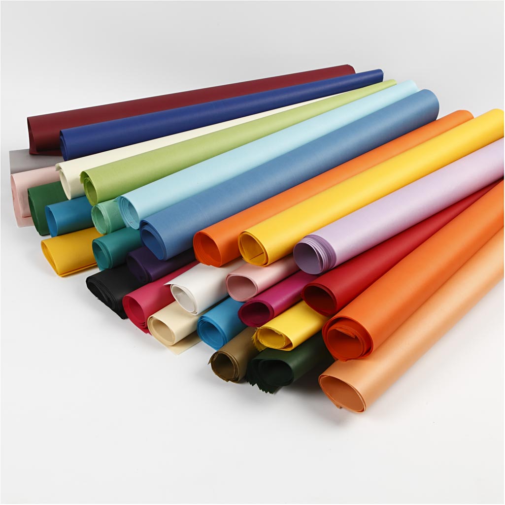 Papier de soie, Feuilles 50x70 cm, 14 g, 300 Feuilles