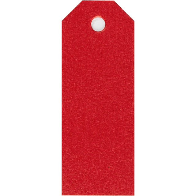 Manila Labels Red 30x80mm 