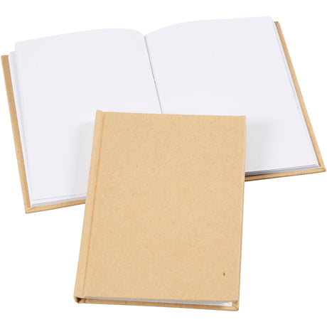 Sketchbook, brown, A6, thickness 8 mm, 80 g 