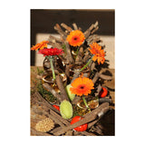 Vase boule Ø 4 cm x 10,7 cm - 65 pièces