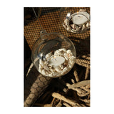 Boule en verre pour bougie chauffe-plat Ø 14 cm x 14,5 cm - 4 pièces