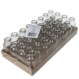 Glass Bottle 100ml 10.5cm tall Ø 5cm (tray with 32 pcs)