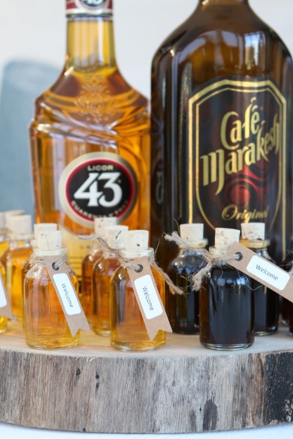 Bouteille en verre Blanc Liège, 20mL 60x30mm - 150 pcs