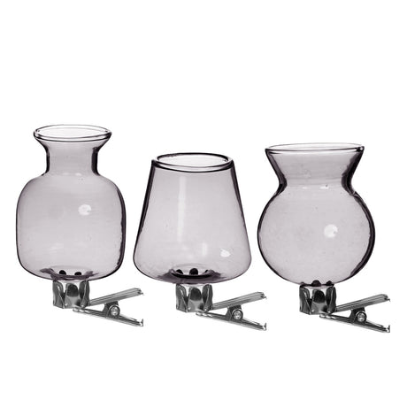 Vases on clip assortment of 3 pieces Grey (1 pcs.) [IFS
