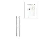 Tube à essai avec 2 trous Ø 1,5 cm, H. 10 cm - 12 pièces
