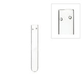 Glass Test tube 1.5cm diameter 15cm high, with 2 holes (set of 12 pcs)