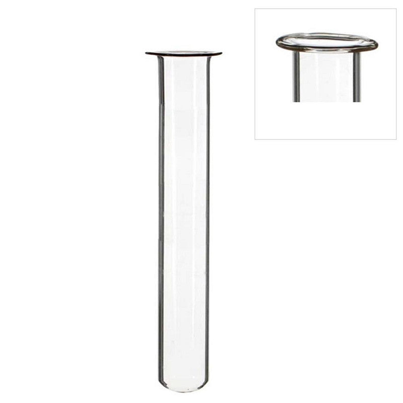 Tube à essai avec anneau Ø 2,5 cm, H. 20 cm - 12 pièces
