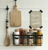 Pot cylindrique en verre avec bouchon de liège, 45x125mm