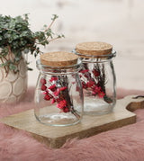Glass jar with cork Ø5.5cm and 7.5cm high - Packlinq