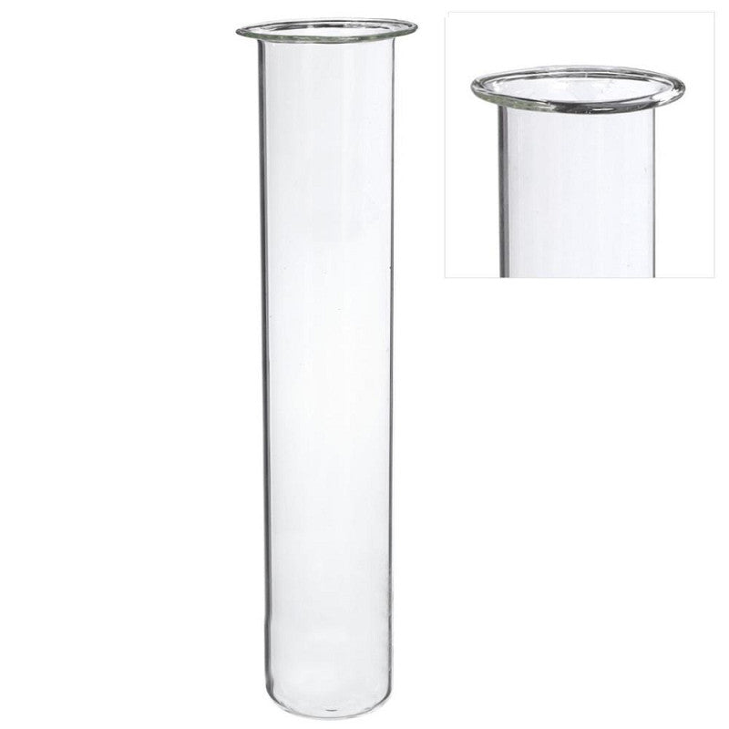 Test Tube Glass Ø4 h.28cm w. ring 