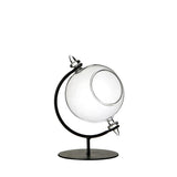 Globe en verre pour bougie chauffe-plat avec support Ø 8 cm, H. 14 cm - 1 pièce