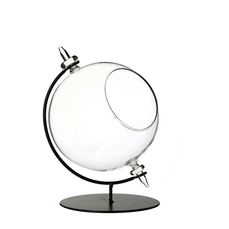 Glass Globe for Tealight with Stand 