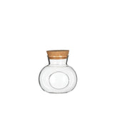 Sphère en verre avec bouchon en liège Ø 14 cm, H. 15 cm - 1 pièce