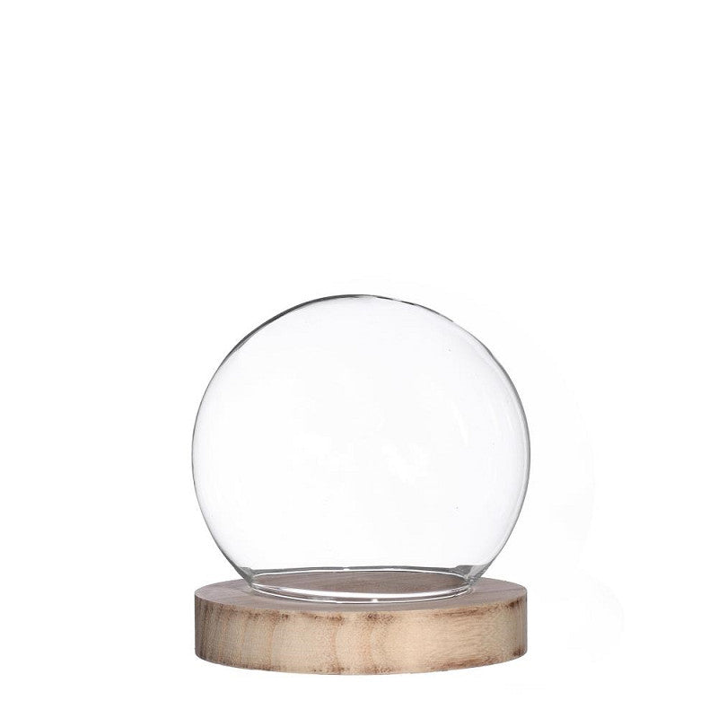 Dôme en verre Ø 10 cm, H. 11 cm - 1 pièce