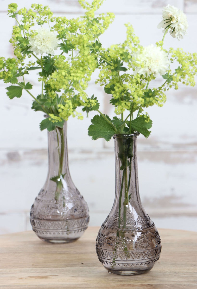 Flower vase Paris Ø7.5cm and 16cm high Grey - Packlinq