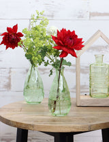 Flower vase Porto Ø7.5cm and 14.5cm high Green - Packlinq