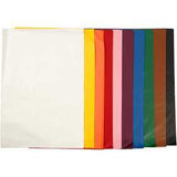 Papier de soie, 50x70 cm, 14 g, 10x25 Feuilles/ 1 paquet