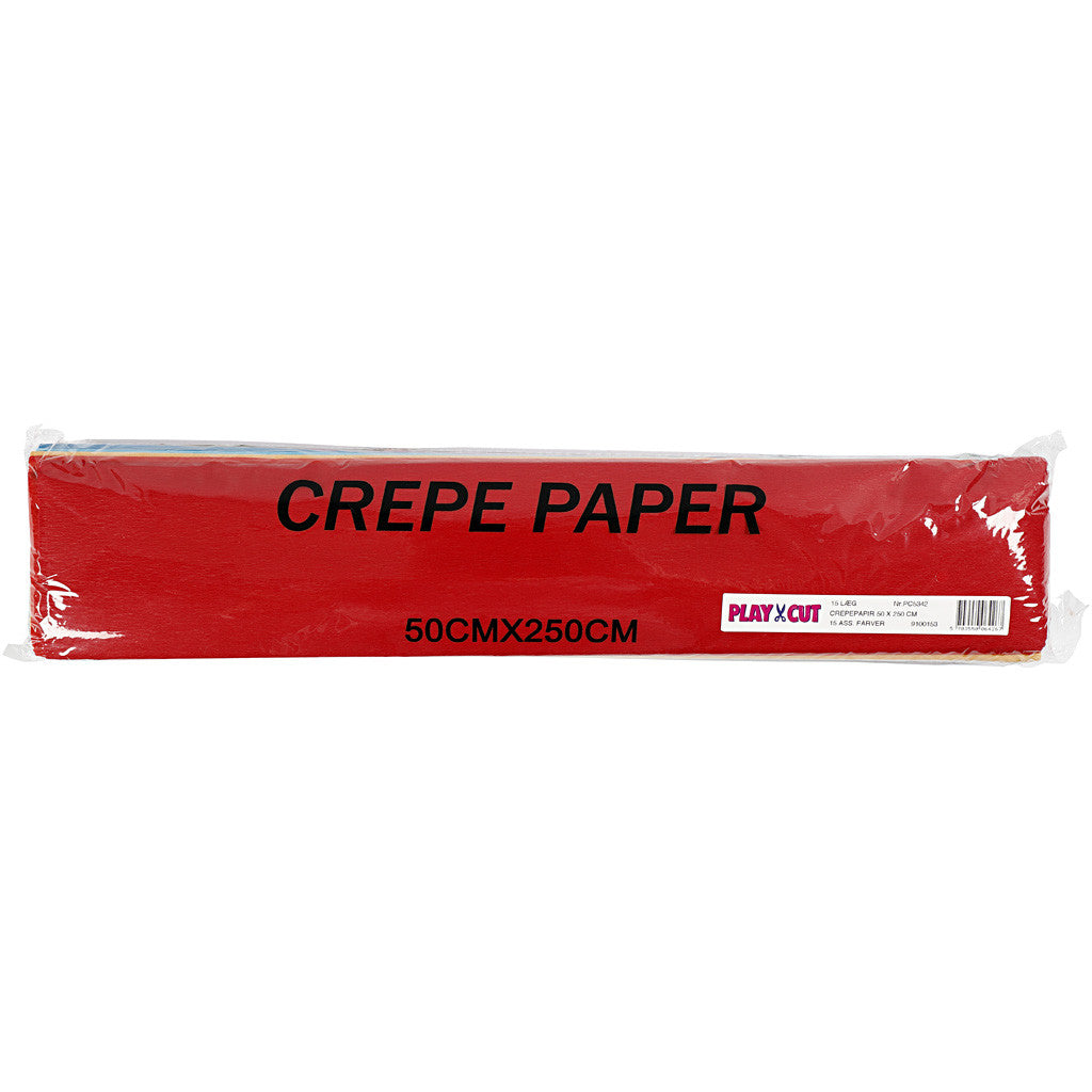 Papier crépon, 15 plis/1 paquet