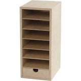 Armoire de rangement en Bois Blanc avec Tiroir pour A6