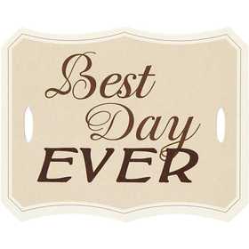 Etiquettes e Cadeaux "Best Day Ever", 63x80mm - 20 pcs