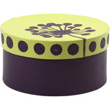 Boîtes rondes, P: 10+13+16 cm, H: 5+6.5+7.5 cm - 3 pcs