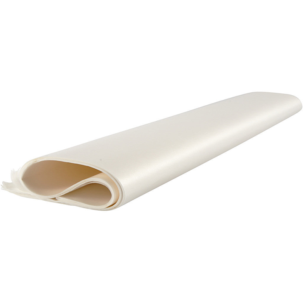 Papier de soie Blanc, 50x70 cm, 14 g, 25 Feuilles/ 1 paquet