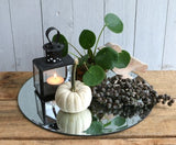 Plateau en Miroir rond, Ø30cm bord biseauté (1 pc)