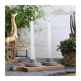 Candles twisted white 19cm high - Packlinq