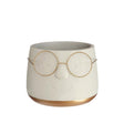Pot with glasses Gold Ø160 h: 115 mm 